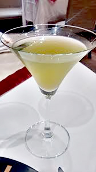 burnt curry leaf martini 