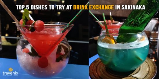 Must-Try Cocktails and Dishes At Drinx Exchange in Saki Naka
