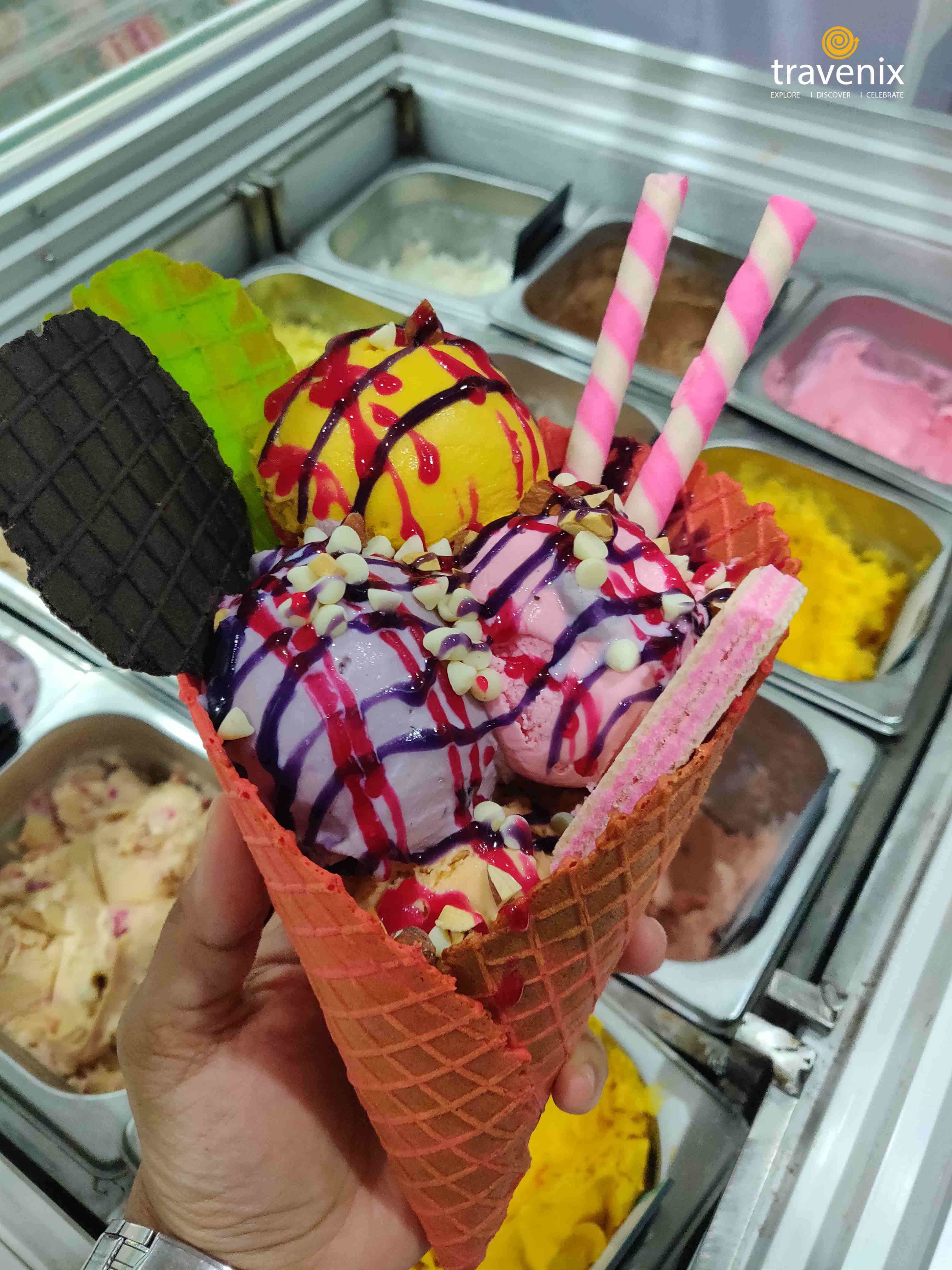 Berrylicious Cream Cones Ice Cream