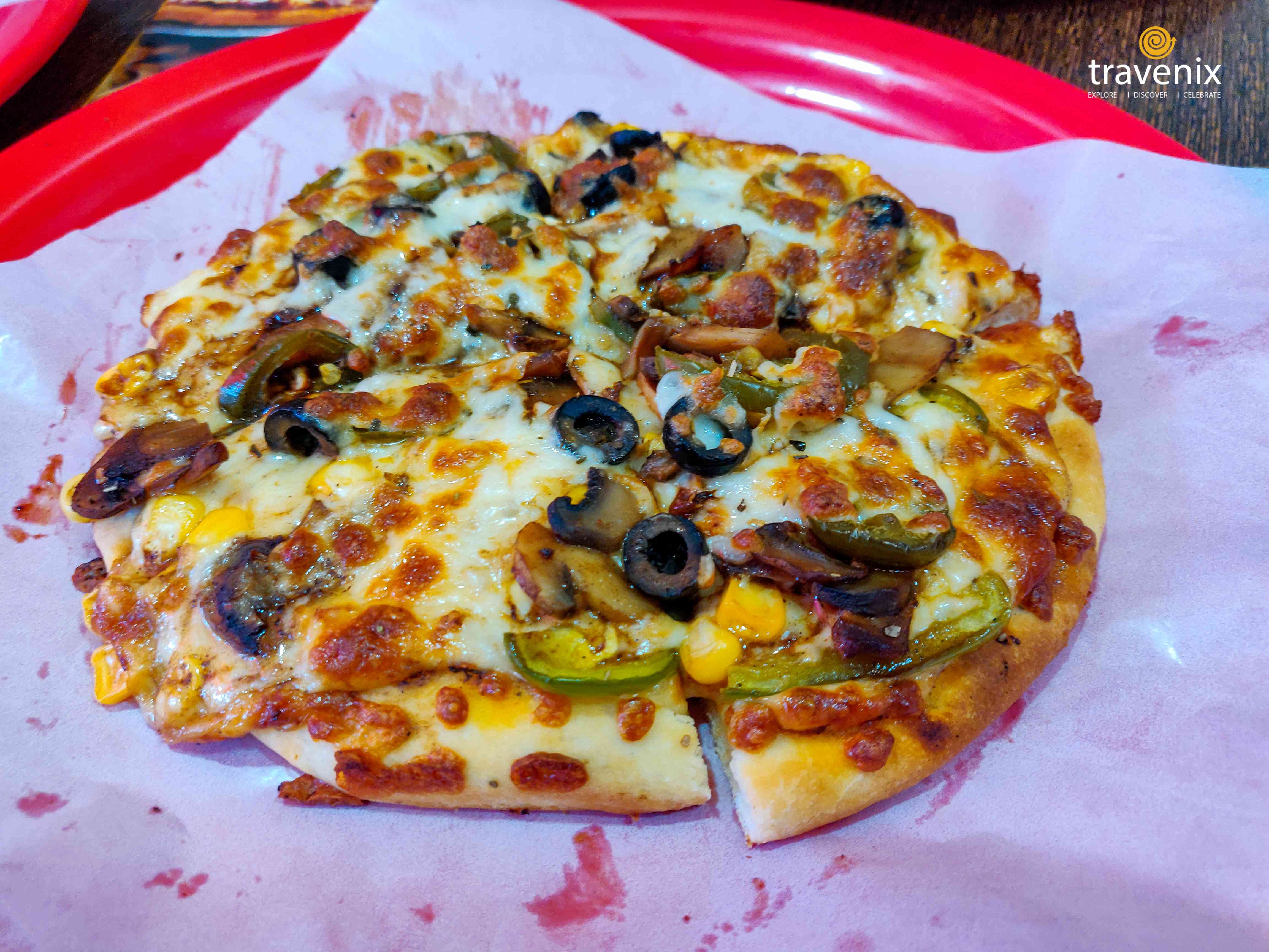 Mushroom delite Pizza