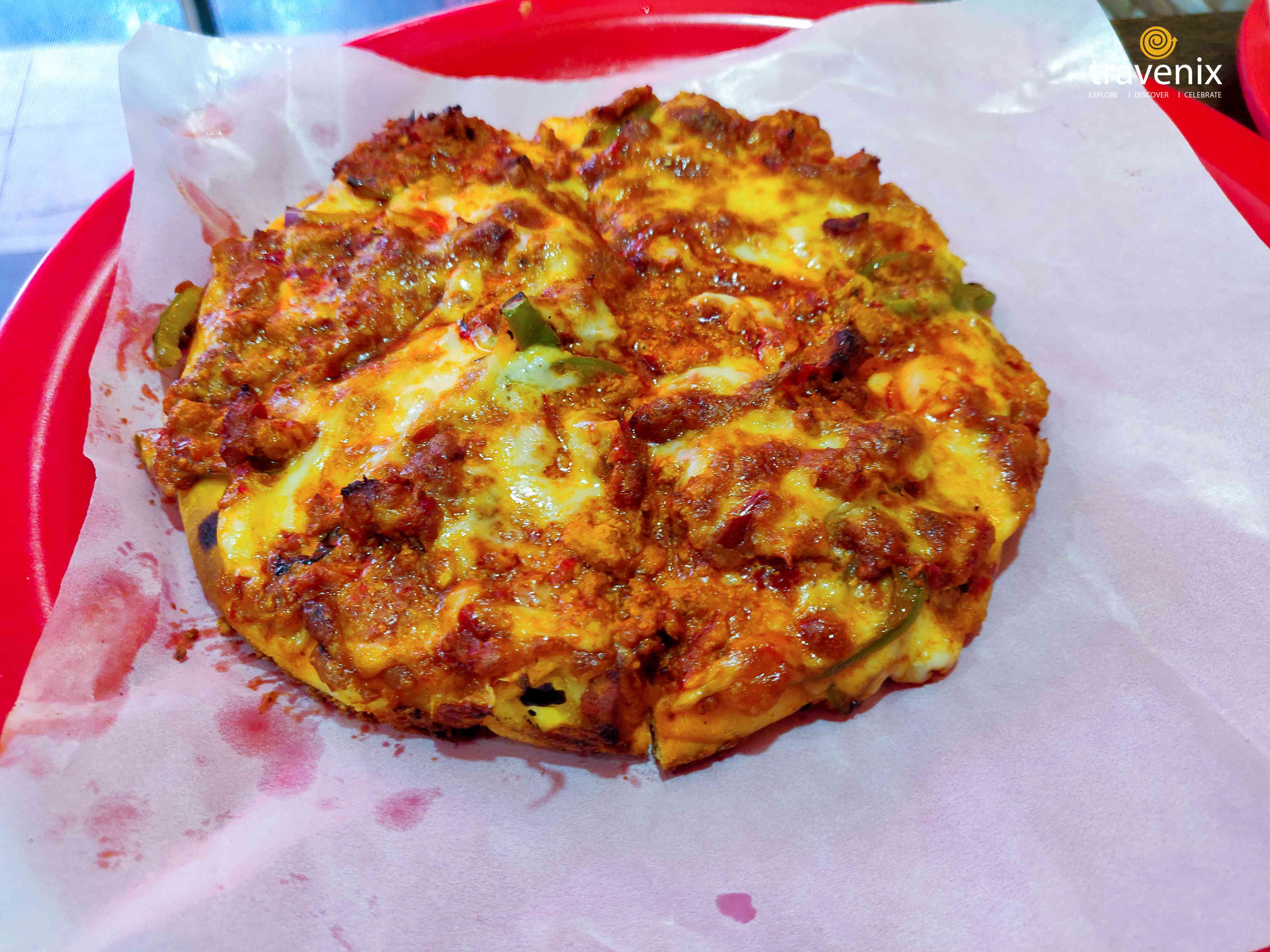 Spicy Keema Pizza