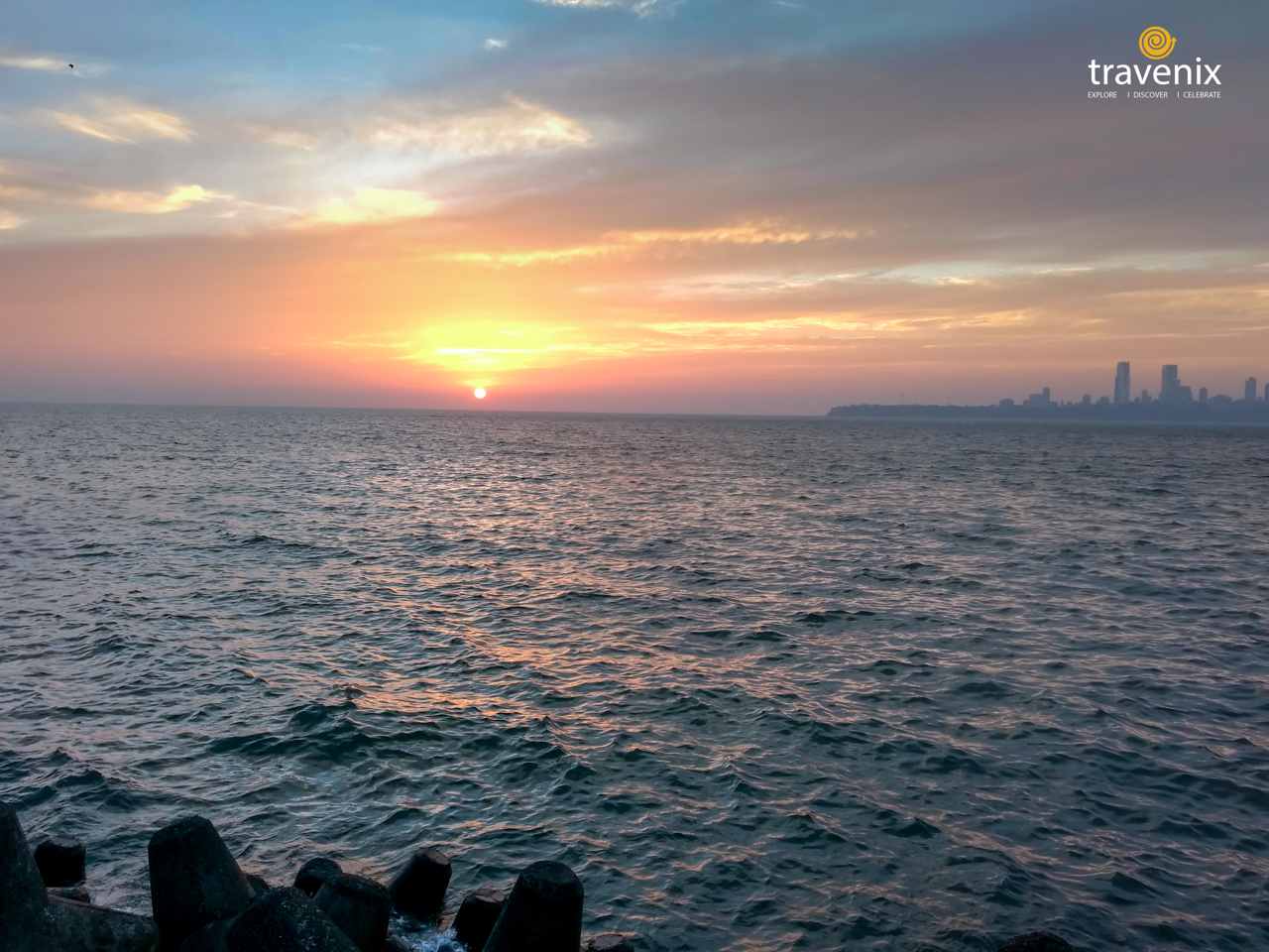 Sunset Marine Drive Mumbai