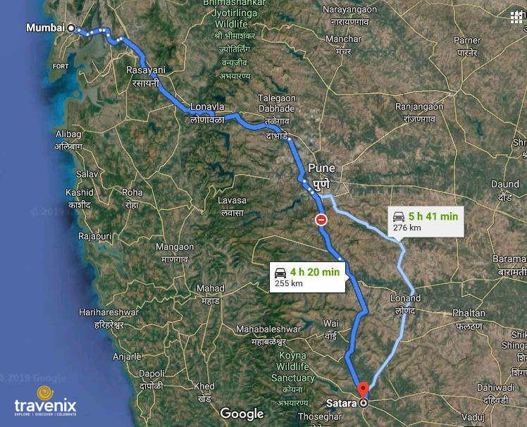 Satara Mumbai Location