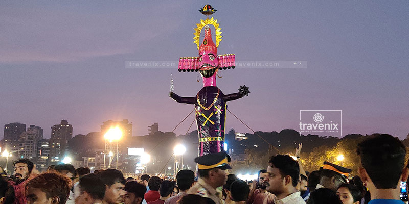 Ravan Effigy Mumbai Dussehra