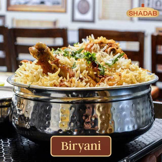 Biryani at Hotel Shadab