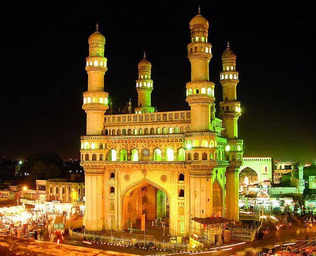 Charminar at night