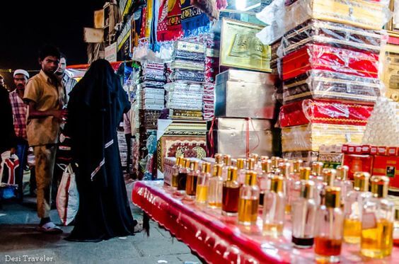 attar at Charminar market