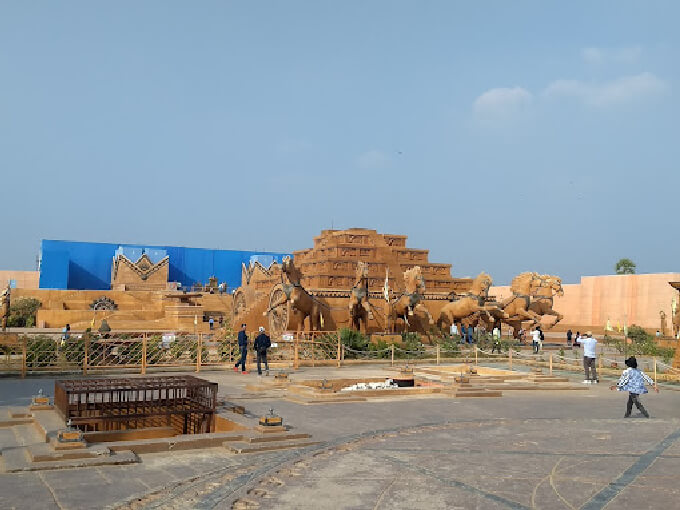 Bahubali Set at Ramoji Film city in Hyderabad