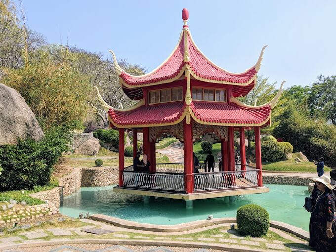 Japanese Garden at Ramoji Film city in Hyderabad