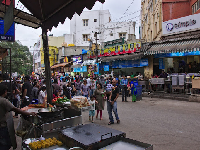 Sajjan Rao Circle Eat Street in Bangalore