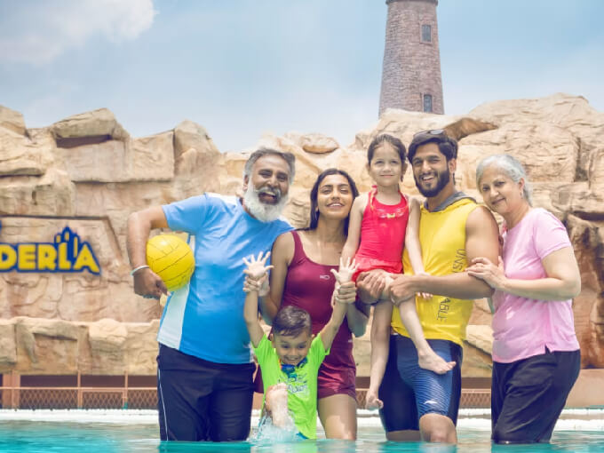 Wave Pool at Wonderla in Hyderabad