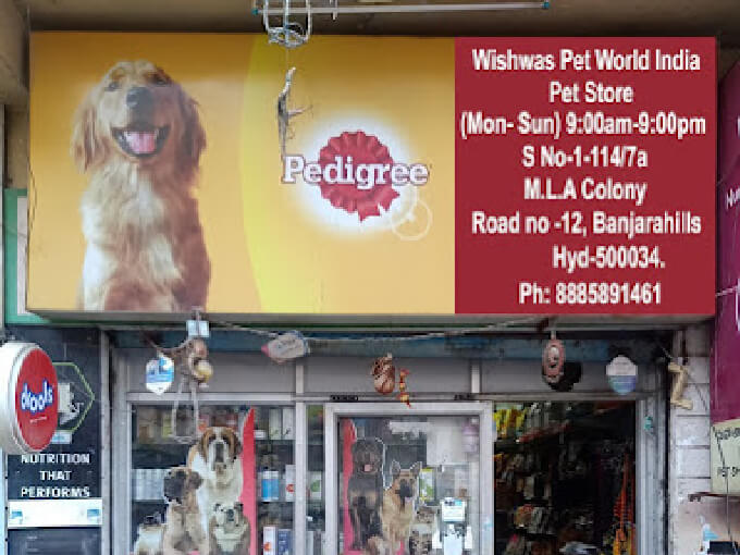 Wishwas Pet world in Hyderabad
