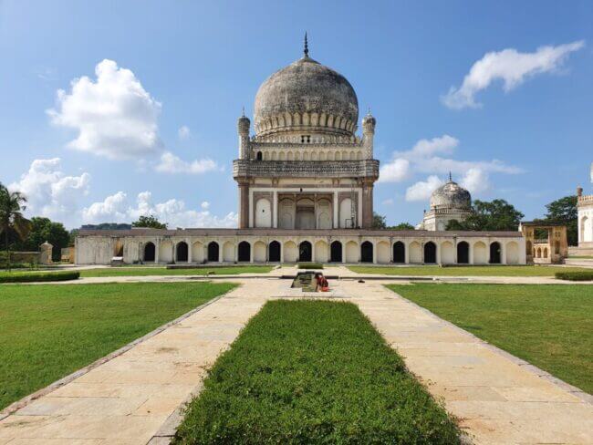 the Qutub shahi tomb